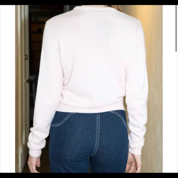 Brandy Melville Pink Argyle sweater - Picture 3 of 4